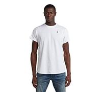 G-star Lash Ribbed Short Sleeve T-shirt White S Men