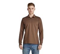 G-Star Men's Lightweight Moto Half Zip Sweater, Brown (rain drum D22490-D136-D307), XL