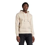 G-Star Men's Logo Tape Hooded Sweater, Beige (brown rice D22014-D174-D309), L