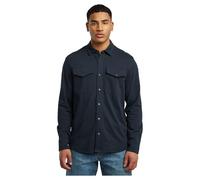 G-STAR Men's Marine Jersey Shirt Ls, Blue (Salute D26765-c784-c742), XL