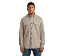 G-STAR Men's Marine Jersey Shirt ls, Size: S, Color Beige