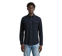 G-STAR Men's Marine Slim Long Sleeve Shirt, Size: XS, Color Blue