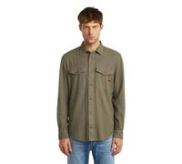 Marine Slim Shirt - Brown - Men L