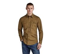 G-Star Men's Marine Slim Shirt, Green (dark olive D20165-4481-C744), XXL