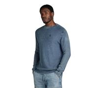 G-Star Men's Moss Knitted Sweater, Blue (sun faded blue D24461-D559-A587), XS