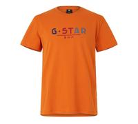 G-Star Mens Multi Logo Organic Cotton Straight T-ShirtS Amber GT17787