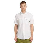 G-Star Men's Navy Slim Shirt Shirts, Beige (Milk Gd D19751-d454-c073), XXL