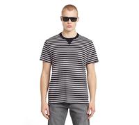G-STAR Men's Nifous R T T-Shirt, Multicoloured (Dk Black/Grey Alloy Stripe D25961-c339-h228), XXL