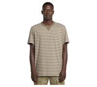 G-Star Men's Nifous Stripe T-Shirt, Multicolour (ensis green/dk brick stripe D25961-C339-H227), XXL
