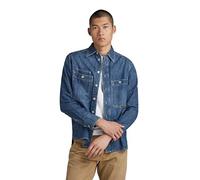 G-Star Men's Nimes Regular Shirt , Blue (faded noosa blue D23009-D252-G310), S
