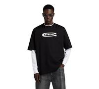 G-STAR Men's Old School Logo Boxy T-Shirt