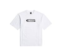 G-Star Men's Old Skool Logo Boxy T-Shirt, White (white D26350-C336-110), XL