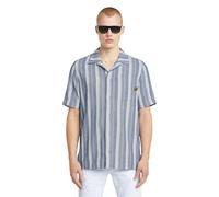 G-STAR Men's One Pkt Regular S Shirt, Deep Blue Irregular Stripe D26183-d916-h058, M