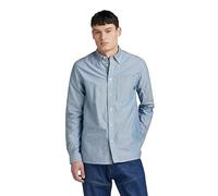 G-Star Men's One Pocket Regular Shirt, Multicolor (nitro/white oxford D24292-7665-D139), XXL