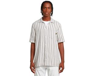 G-STAR Men's One Pocket Regular Shirt, Shadow Olive Bold Stripe D26183-d916-h059, L