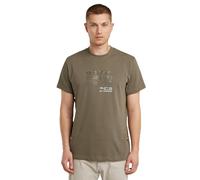 G-STAR Men's Originals R T T-Shirt, Brown (Turf D26044-c336-273), L