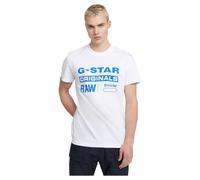 G-Star Men's Originals T-Shirt, White (white D25969-C506-110), XXL