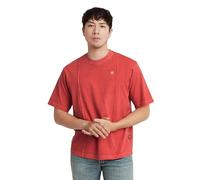 Overdyed Destroyed Boxy T-Shirt - Pink - Men XS
