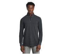 Overdyed Half Zip Tweeter - Black - Men XL