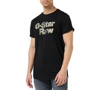 G-Star Men's Painted Graphic Lash T-Shirt, Black (dk black D24667-336-6484), S