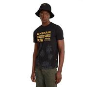 G-Star Men's Palm Originals T-Shirt, Black (dk black D24681-336-6484), L