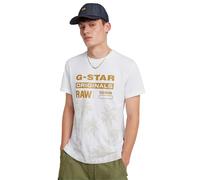 G-Star Mens Palm Tree Regular T-ShirtXS White GT27893