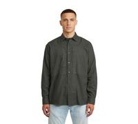 G-STAR Men's Panelled Pkt Regular Shirt ls, Size: M, Color Gray
