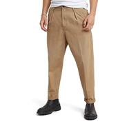 G-STAR Men's Pleated Chino Relaxed Tapered, Beige/Khaki (Safari D24543-C962-B444), 30W / 30L