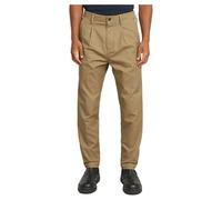 G-STAR Men's Pleated Chino Relaxed Tapered, Beige (toggee D24543-D967-5750), 32W / 32L