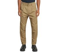 G-STAR Men's Pleated Chino Relaxed Tapered, Beige (toggee D24543-D967-5750), 33W / 34L