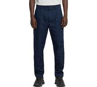 G-STAR Men's Pleated Chino Relaxed Tapered, Blue (Salute D24543-D967-C742), 32W / 30L