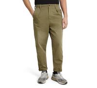 G-Star Men's Pleated Chino Relaxed Tapered, Green (smoke olive D24543-C962-B212), 33W / 32L