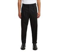 G-STAR Men's Pleated Chino Relaxed Tapered, Size: 35/32, Color Black