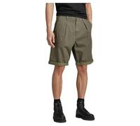 G-Star Men's Pleated Chino Shorts, Multicolor (sage/shadow olive D24544-D519-G303), 31