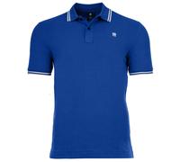 G-STAR Mens Polo Shirt - Dunda Slim Stripe Polo, Button Row, Bio Cotton
