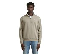 G-star Premium Core Half Zip Sweatshirt Beige M Men