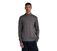 G-Star Men's Premium Core Mock Knitted Sweater, Grey (rabbit D21932-B692-G077), M
