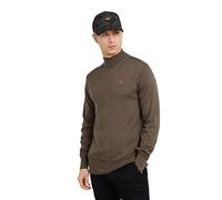 G-Star Men's Premium Core Mock Neck Knitted Sweater, Brown (turf D25175-D847-273), L
