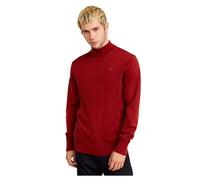 G-Star Men's Premium Core Mock Neck Knitted Sweater, Red (dry red D25175-D847-5298), L