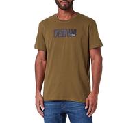 G-Star Men's RAW. felt r t, Green (dark olive D23710-336-C744), L