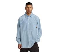 G-STAR Men's Relaxed 2-pkt Shirt ls, Size: S, Color Blue