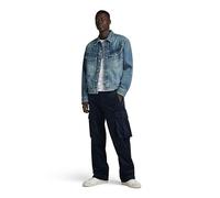 Renato Straight Cargo Pants - Dark blue - Men 36-32