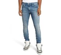 G-Star Men's Revend FWD Skinny Jeans, Blue (antique faded ripped icecap D20071-D441-G722), 32W / 32L