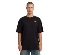 Rib Insert Relaxed T-Shirt - Black - Men XL