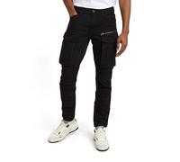 Rovic Pants Zip 3D Regular Tapered - Black - Men 29-32