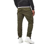 Rovic Zip 3D Regular Tapered Pants - Green - Men 31-30