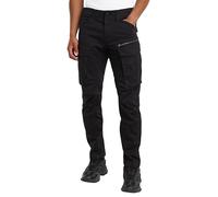 Rovic Zip 3D Regular Tapered Pants - Black - Men 36-32