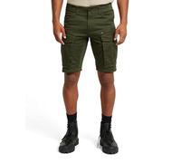 G-Star Men's Rovic Zip Regular Shorts, Green (dk bronze green D26214-5126-6059), 33