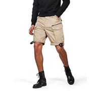 Rovic Zip Relaxed Shorts - Beige - Men 35