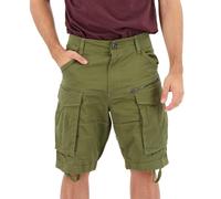 Rovic Zip Relaxed Shorts - Green - Men 29